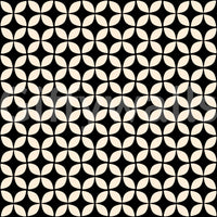 Minimalistische Blüten-Gitter-Tapete