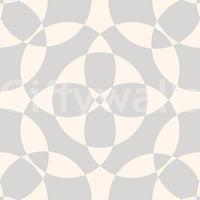 Minimalistisk mykt geometrisk sirkel-tapet