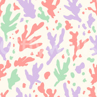 Modern Matisse Inspired Cutouts Wallpaper⁠