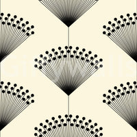 Minimalistisk Fanburst Geometrisk Tapet⁠