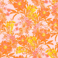 Sunset Orchard Botanical Blooms Wallpaper⁠
