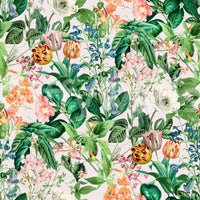 Tapet med vintage botanisk haveillustration⁠