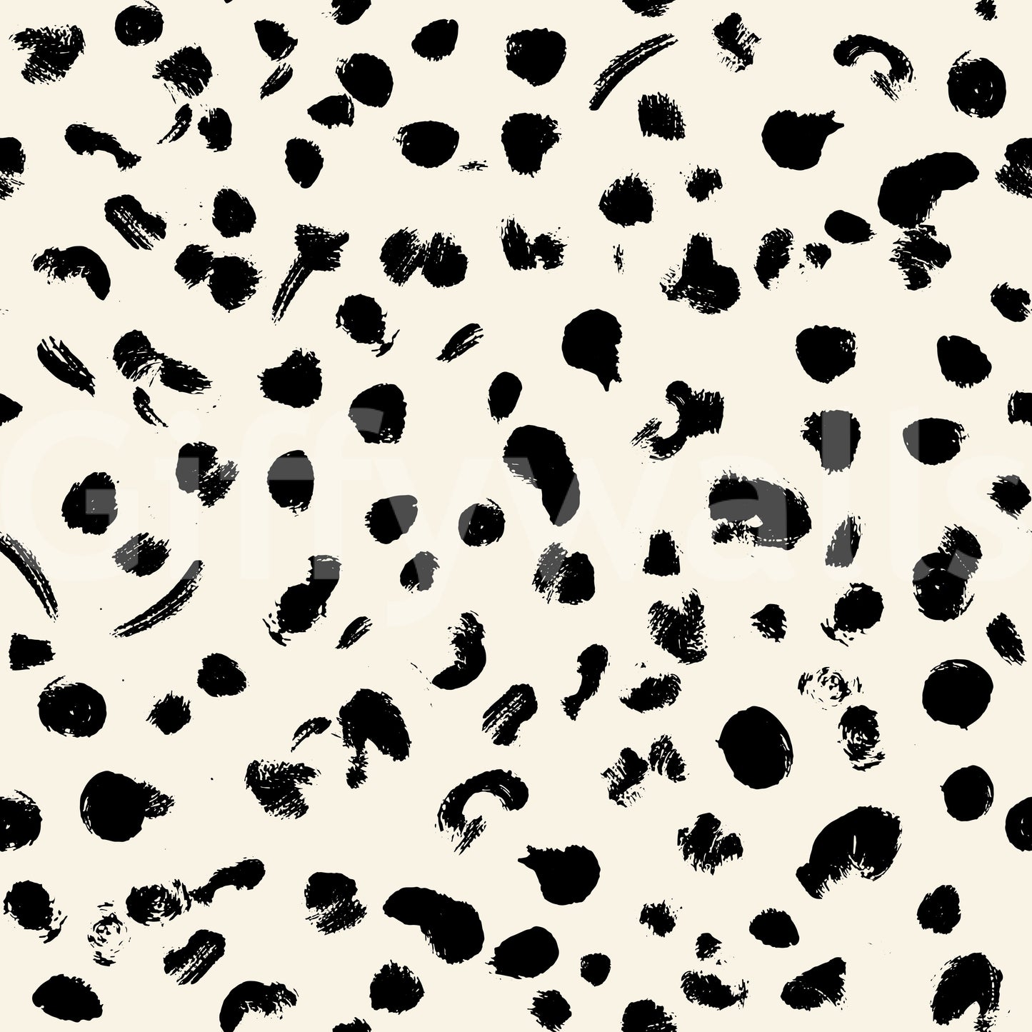 Papel de Parede Minimalista com Pinceladas Monocromáticas