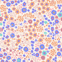 Papel de Parede Alegre com Flores Pintadas no Prado