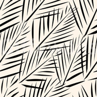 Minimalistische Palmblatt-Silhouetten-Tapete