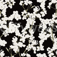 Papier peint à motif abstrait de branches crème