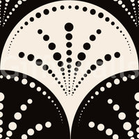 Papier peint à motif de cercle rayonnant abstrait