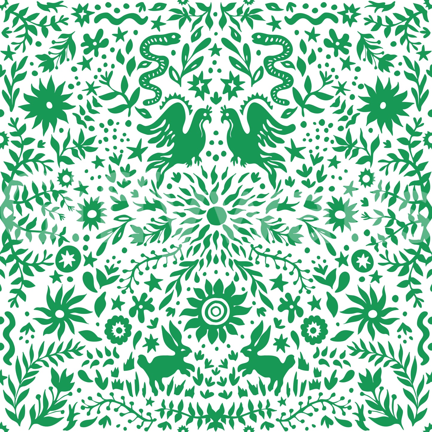 Whimsical Woodland Greenery Wallpaper⁠