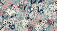 Papier peint floral « Jardin de fleurs aux tons doux »