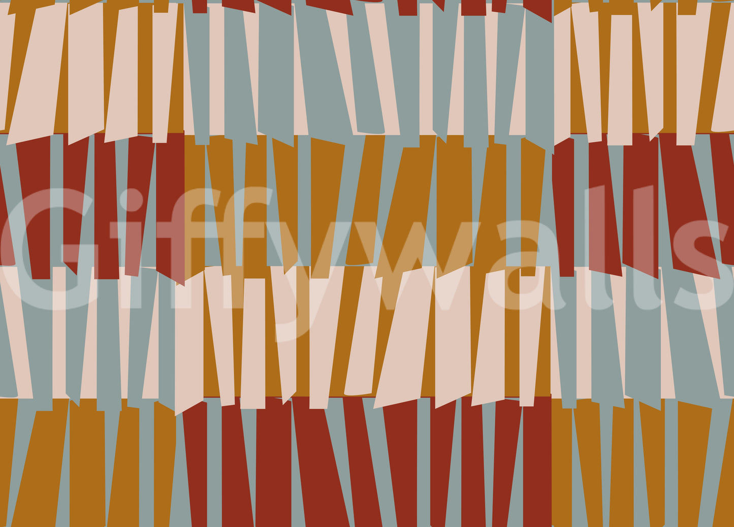 Retro Abstract Block Geometric Wallpaper⁠