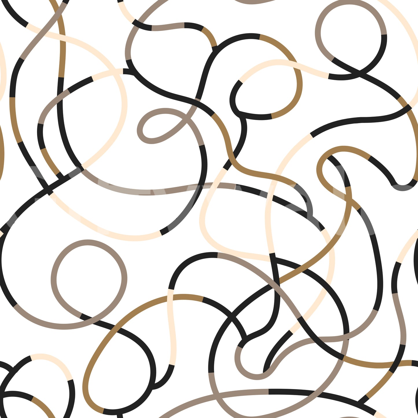 Abstract Organic Line Grid Wallpaper⁠