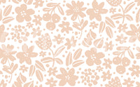 Minimalist Peach Garden Bloom Wallpaper⁠