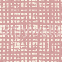 Papier peint texturé Blush Grid peint à la main