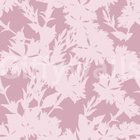 Tapetenmotiv „Botanische Silhouette in Blush“