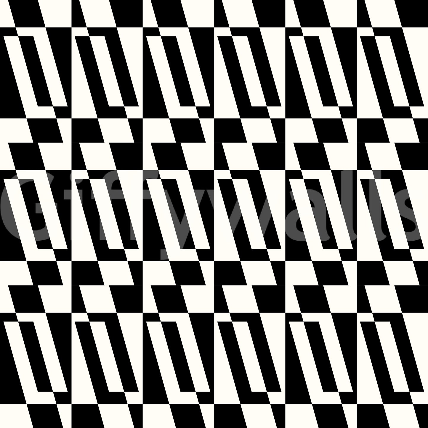 Minimalistisch grafisch tegeltjesbehang⁠