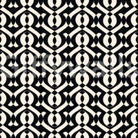 Papel pintado de curvas monocromáticas entrelazadas