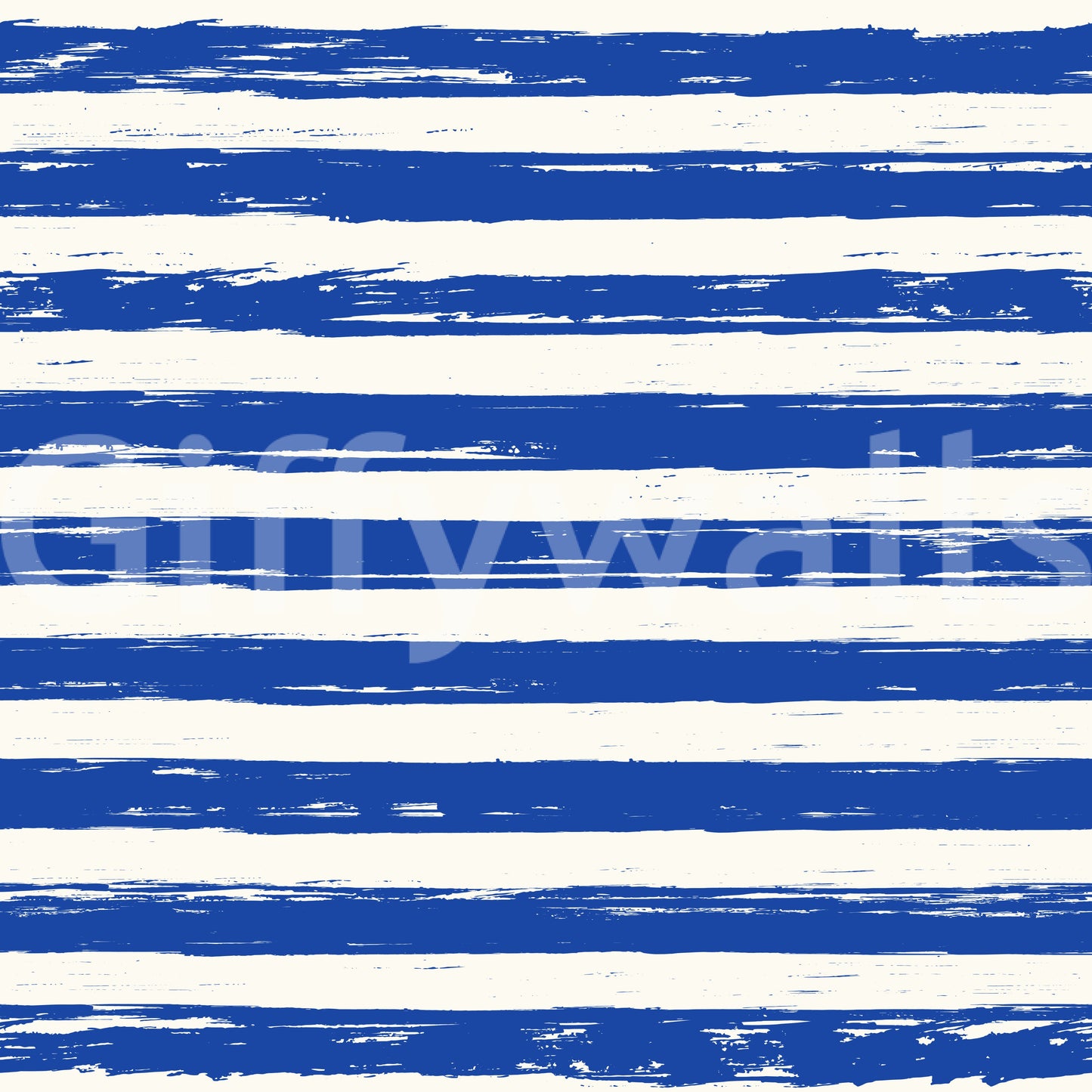 Coastal Navy Brushstroke Stripes Wallpaper⁠