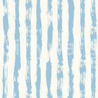 Azure Brushstroke Stripes Wallpaper⁠