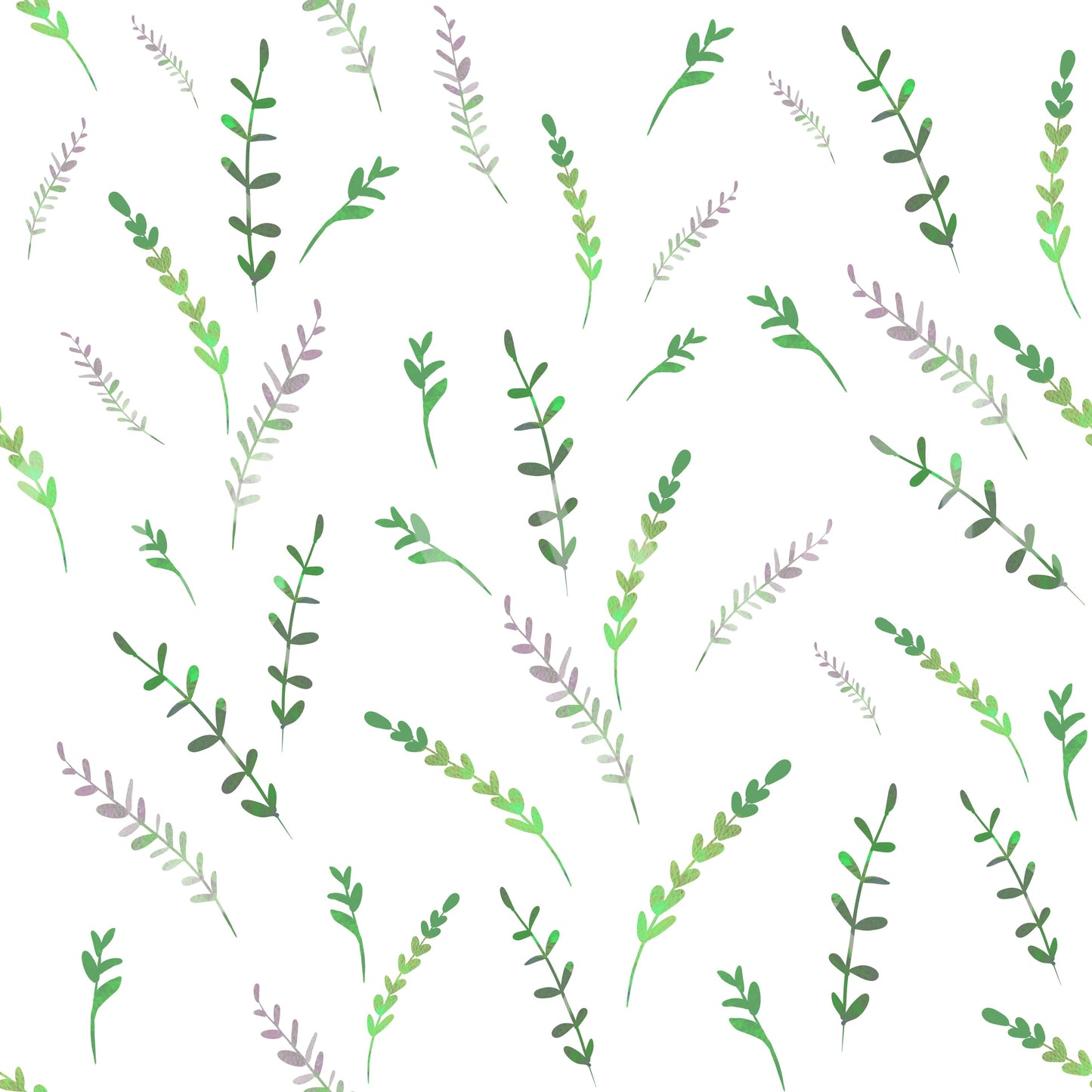 Minimalistyczna tapeta z motywem zielonych roślin