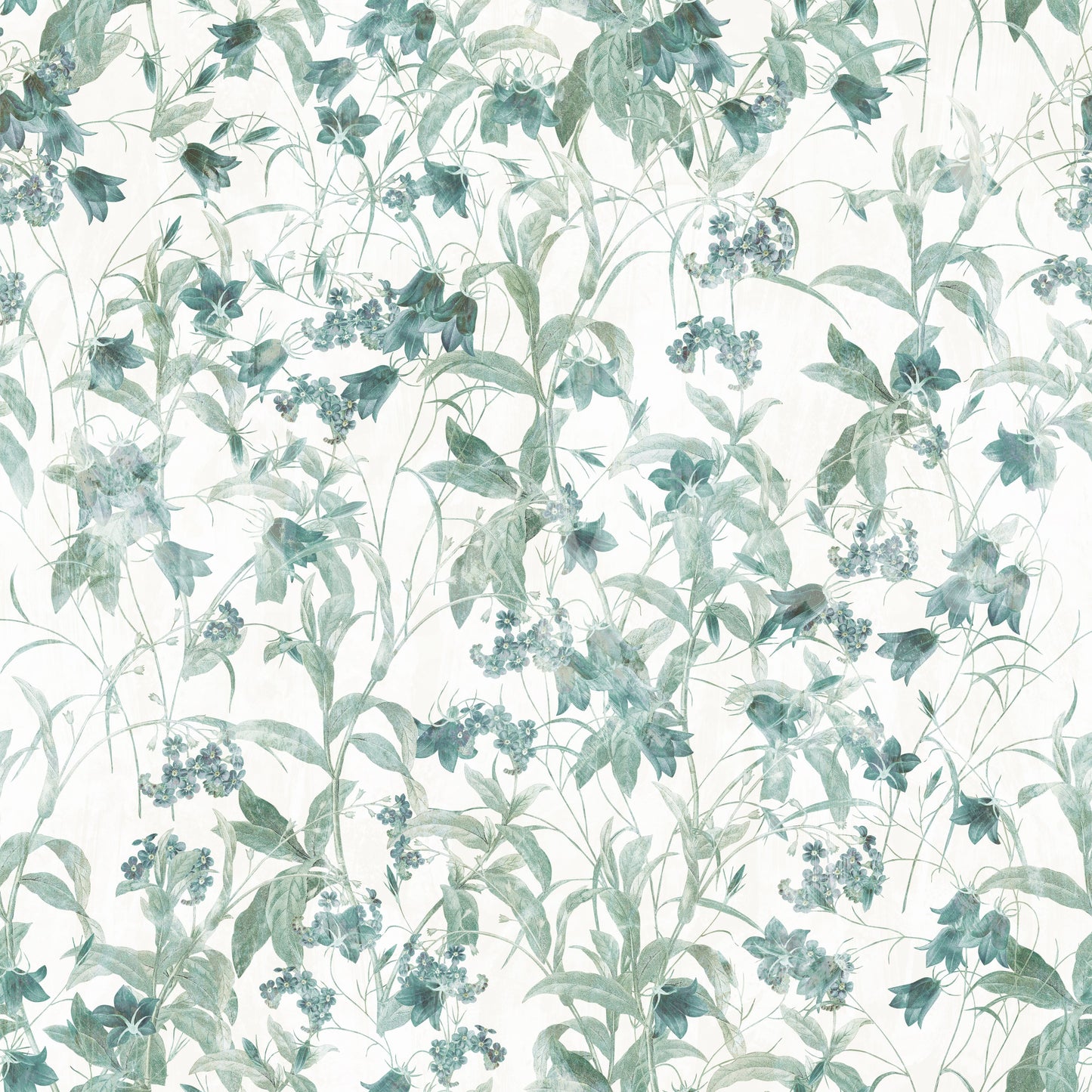 Vintage blomstermotiv fra landskabet tapet