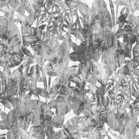 Monokromt jungleløv-tapet