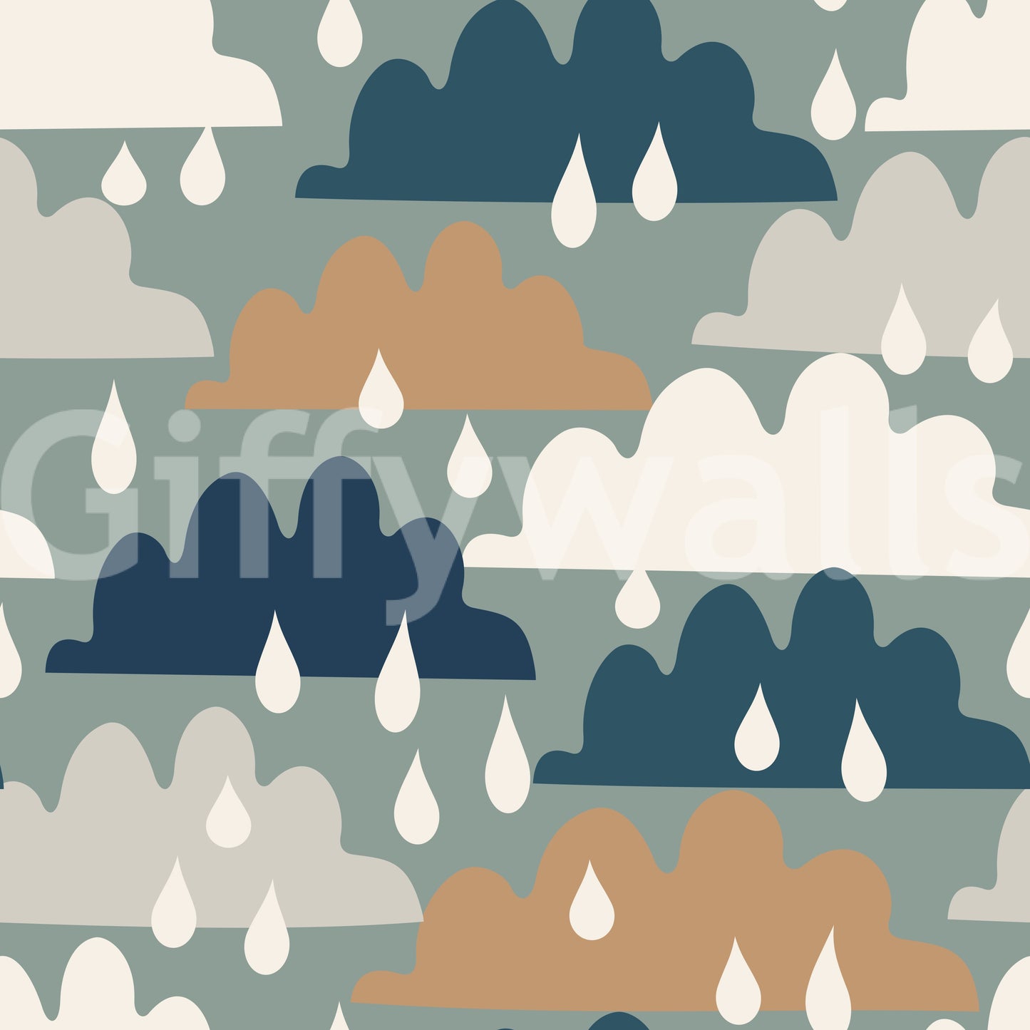 Abstract Rainy Day Clouds Wallpaper⁠