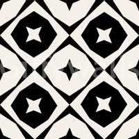 Monochromes Sternengitter-Tapetenmuster