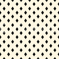 Papier peint minimaliste à motif de losanges noirs et crème en grille