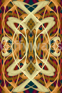 Lignes sinueuses du renouveau Art nouveau – Papier peint PRALINÉ