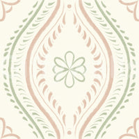 Falmet Ogee-damask – klassisk grandmillennial-tapet