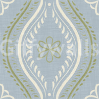 Falmet Ogee-damask – klassisk fransk landstil-tapet