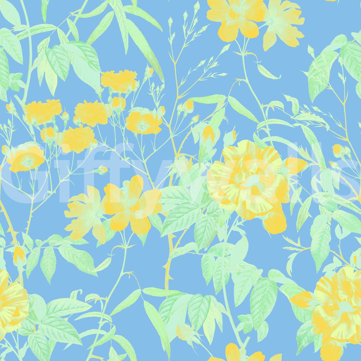 Summer Botanical Garden Wallpaper⁠