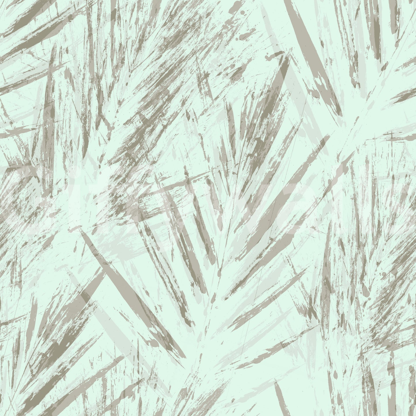 Papel de parede abstrato de folhas de palmeira etéreas
