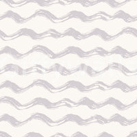 Papel de parede com pinceladas suaves de ondas em aguarela