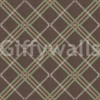 Héritage hivernal – Papier peint à carreaux tartan, treillis et quadrillage dans des tons doux et subtils