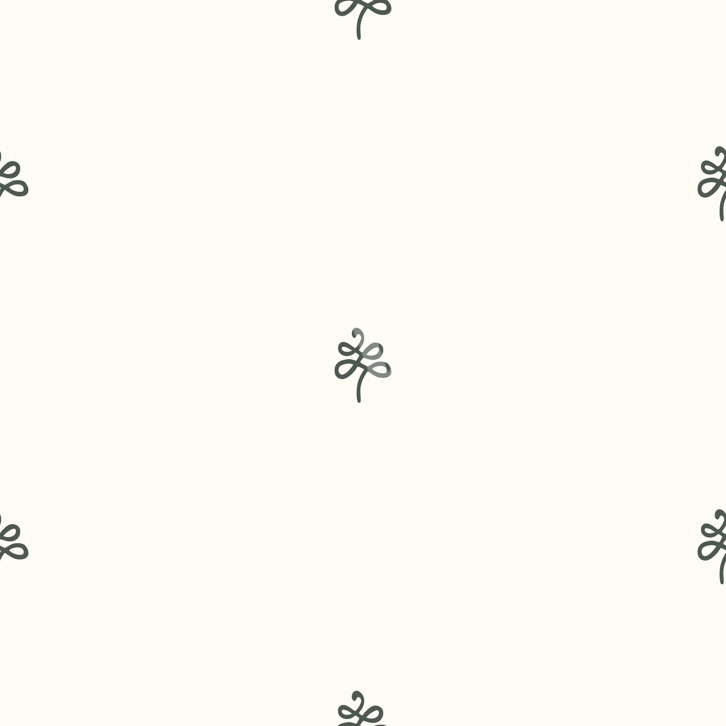 Carta da parati minimalista con motivo ornamentale disegnato a mano