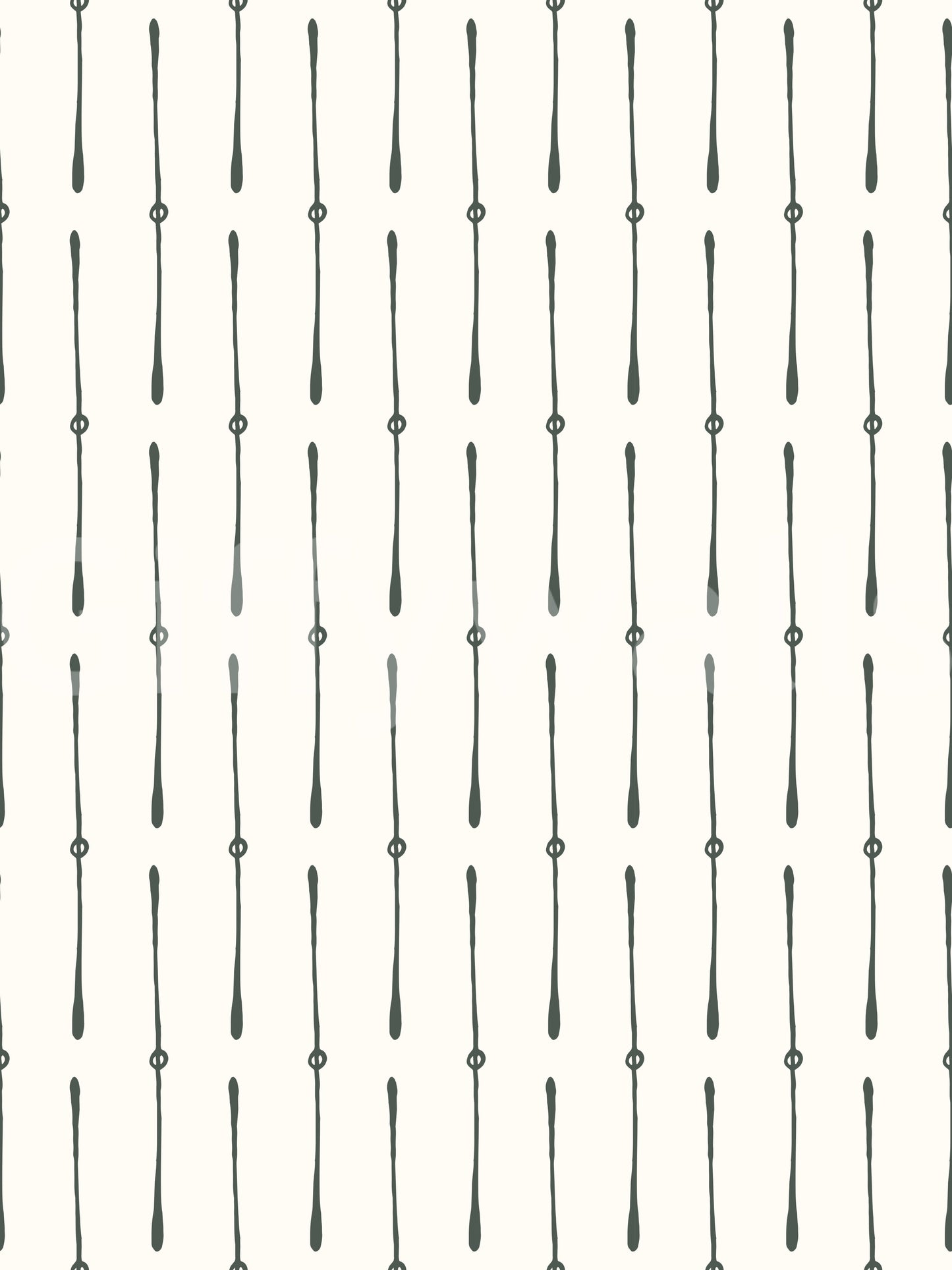 Moderne Tapete mit Muster aus linear angeordneten, voneinander getrennten Strichen