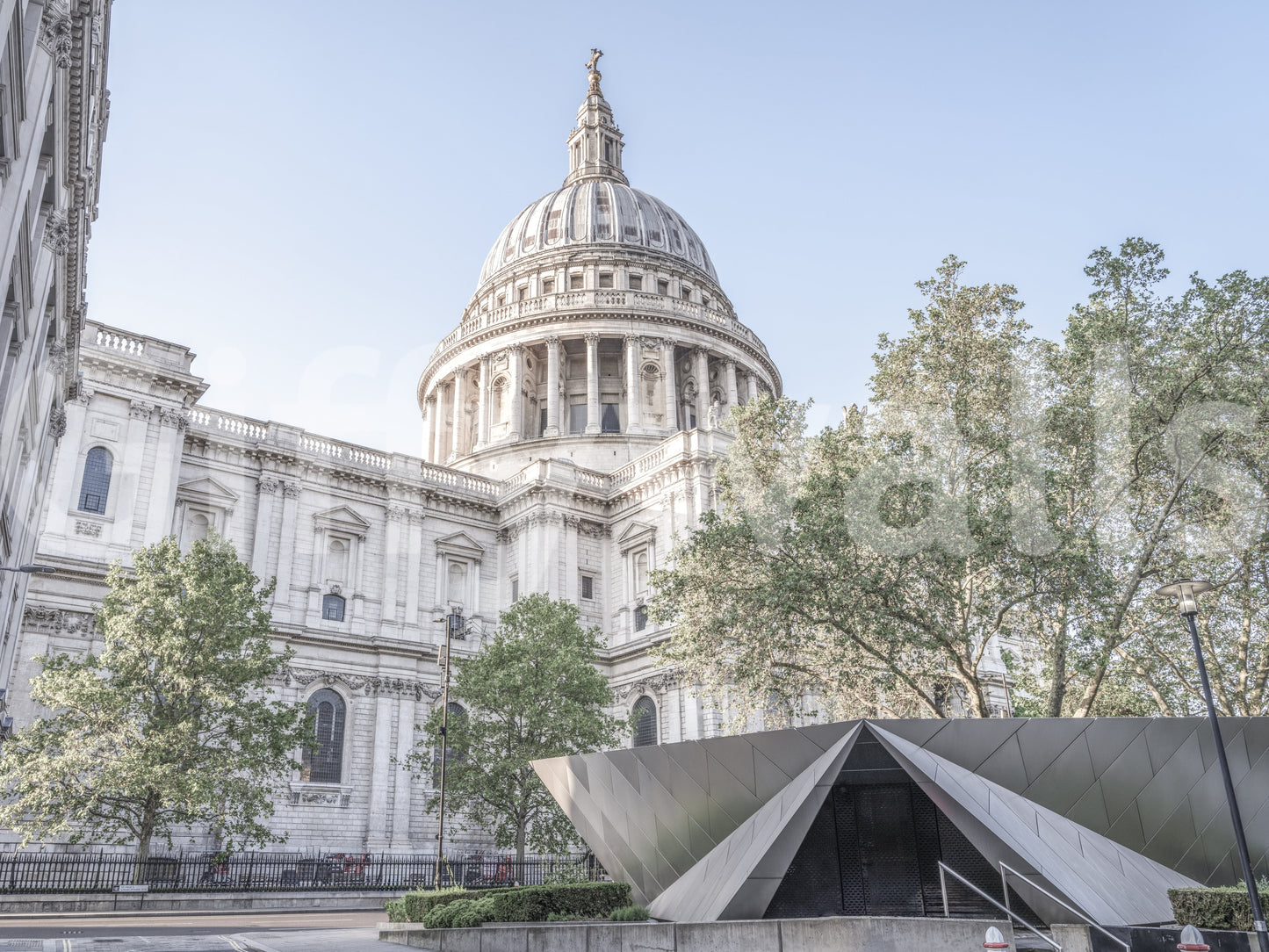 Wandbild mit Londons Skyline und architektonischen Wahrzeichen