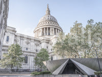 Wandbild mit Londons Skyline und architektonischen Wahrzeichen