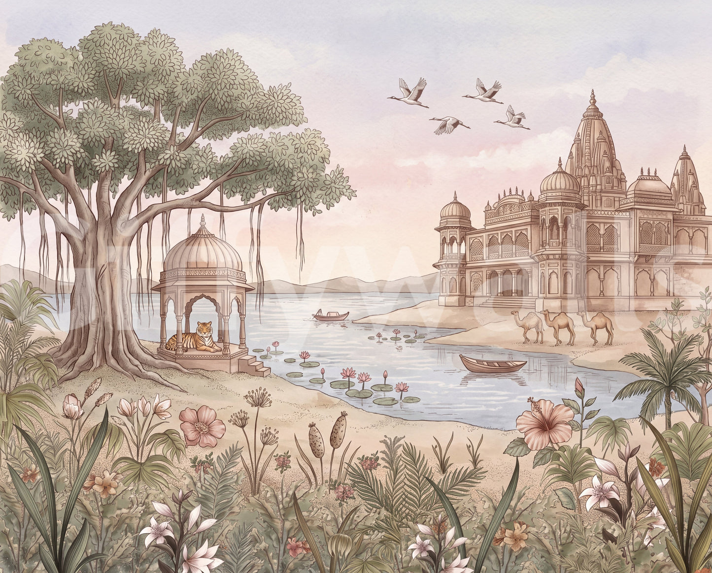 Mural de parede Pavitra Sarovar