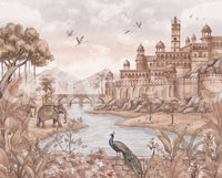 Rajputana River Palace Wandgemälde