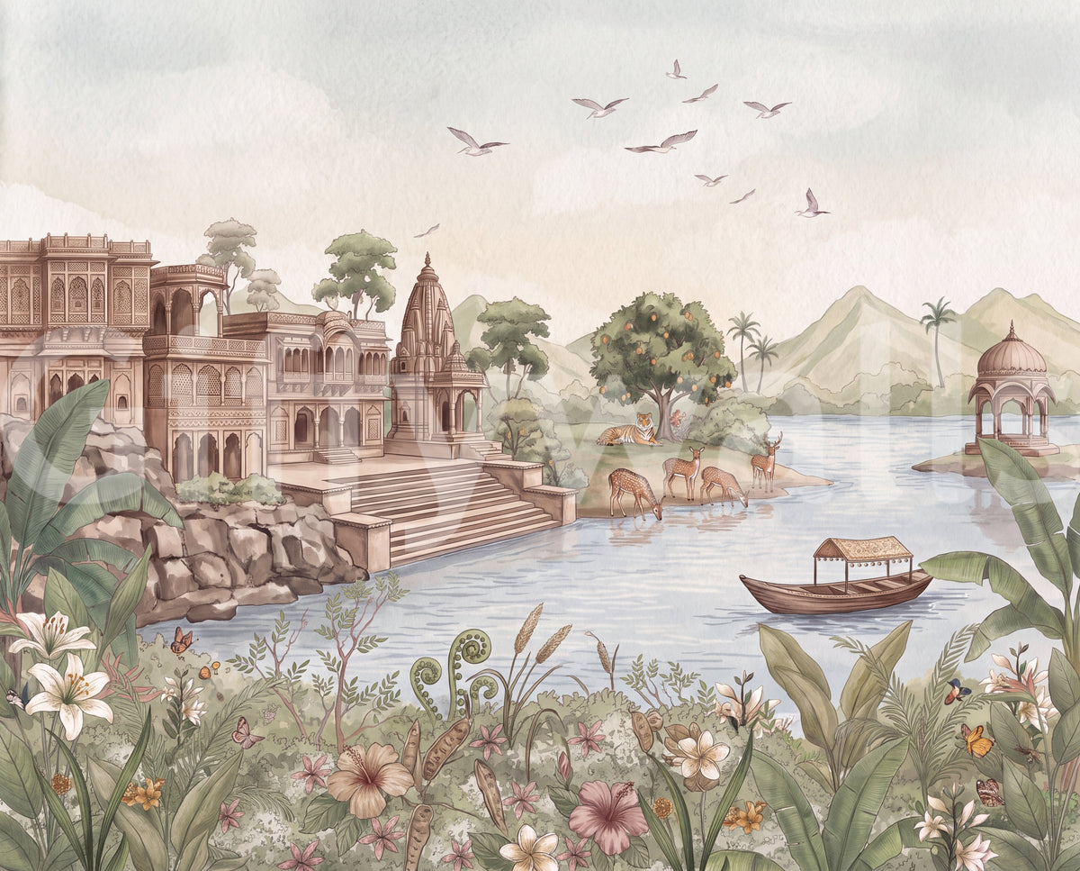 Mural de pared Haveli Ghat