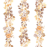 Papier peint à brins verticaux de prairie à l’aquarelle