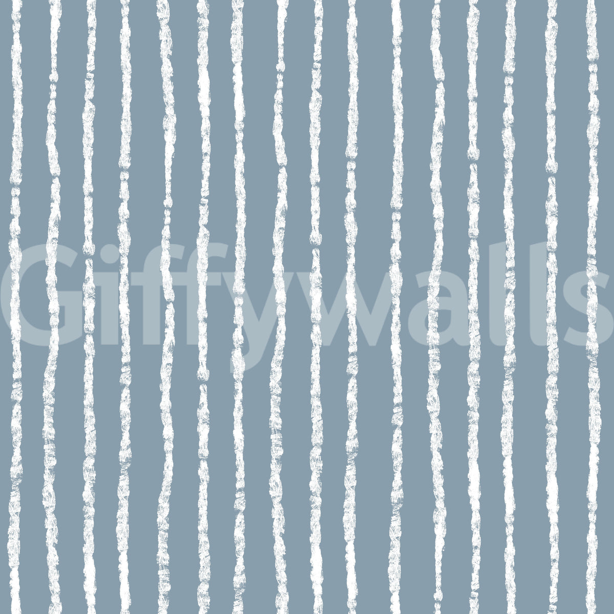 Minimalistische Tapete mit vertikalen blauen Pinselstrichen