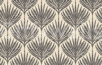 Graphic Fan Palm Silhouette Wallpaper⁠