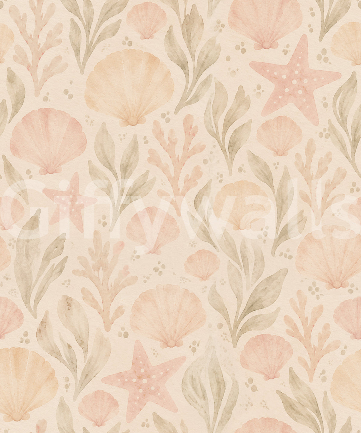 Carta da parati Seashell Garden⁠