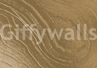 Minimalistische Sandstein-Fluss-Wandtapete