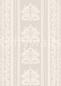 Botanical Stripe Neutral Art Wallpaper⁠