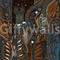 Wandbild „Starlit Botanical Rhythm“