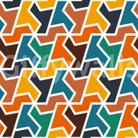 Abstracte polygonen en vormen behang⁠